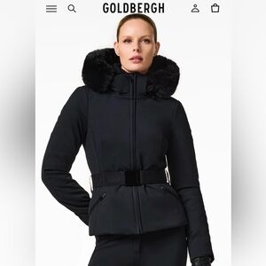 NWT Goldbergh black ski jacket size 6
Retail $1049